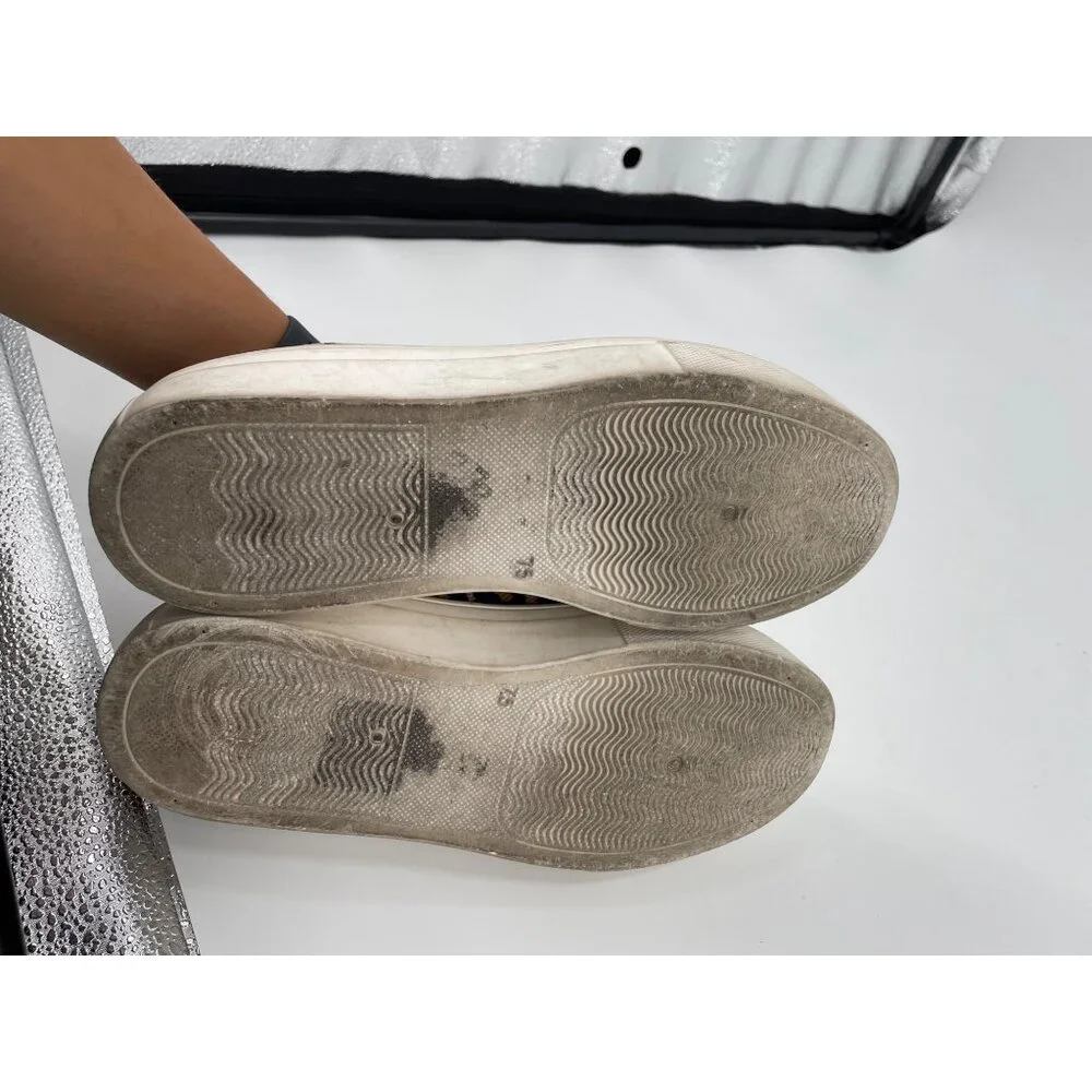 Steve Madden Mailer Womens 7.5 Slip-On Sneakers Leopard Print Casual Everyday